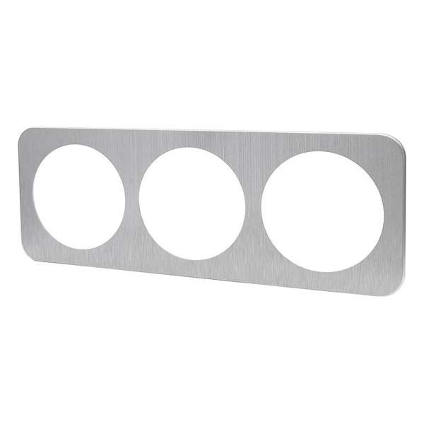Afdekraam - Aigi Jura - 3-voudig - Rond - Aluminium - Zilver - BES LED Afdekraam - Aigi Jura - 3-voudig - Rond - Aluminium - Zilver - BES LED