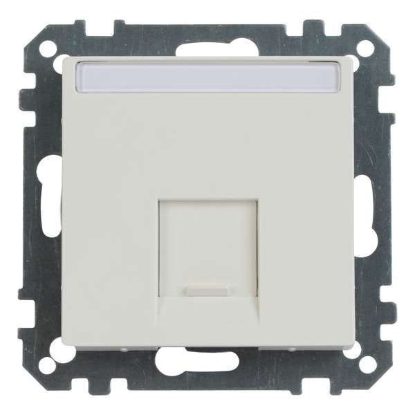 Merten System M - UTP wandcontactdoos - Inbouw - RJ45 - Wit Merten System M - UTP wandcontactdoos - Inbouw - RJ45 - Wit