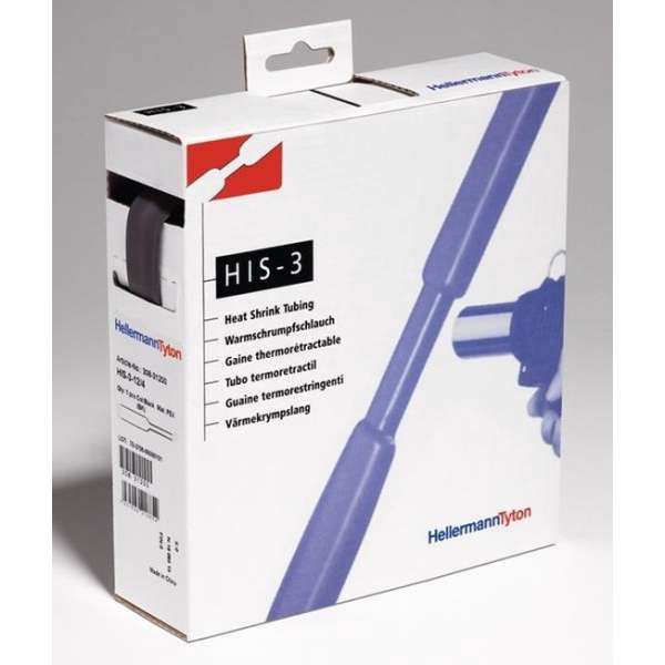 Hellermann Tyton 308-30900 Krimpkous Zwart 1stuk(s) Kabelisollatie Hellermann Tyton 308-30900 Krimpkous Zwart 1stuk(s) Kabelisollatie