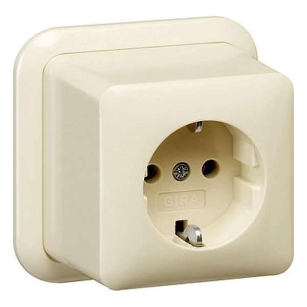 ✅ GIRA opbouw wandcontactdoos met randaarde wit (creme) ✅ PROLEDPARTNERS® ✅ GIRA opbouw wandcontactdoos met randaarde wit (creme) ✅ PROLEDPARTNERS®