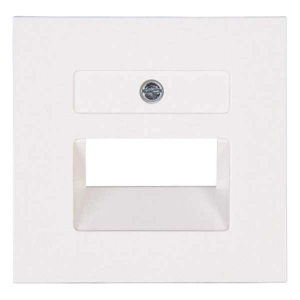 KOPP - Afdekplaat/Centraalplaat - Athenis - 2-voudig UAE/UTP - Helder Glans Wit - BES LED KOPP - Afdekplaat/Centraalplaat - Athenis - 2-voudig UAE/UTP - Helder Glans Wit - BES LED