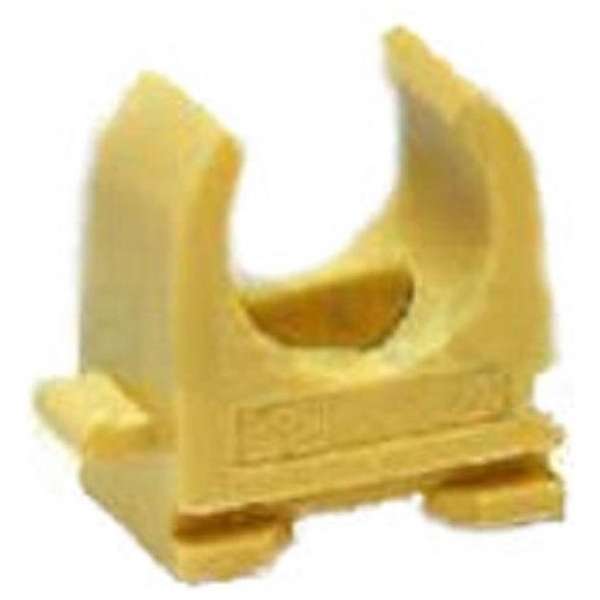 Drukzadel , Opendrukzadel, Buisclip, Klembeugel, Buisklem, kleur creme/geel-RAL1050 diameter is 5/8 | 16 mm 20 stuks in zakje Drukzadel , Opendrukzadel, Buisclip, Klembeugel, Buisklem, kleur creme/geel-RAL1050 diameter is 5/8 | 16 mm 20 stuks in zakje