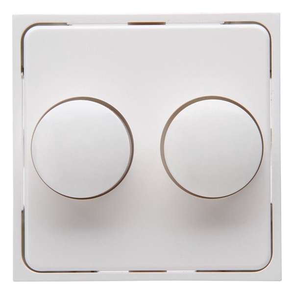 KOPP - Afdekplaat/Centraalplaat - Athenis - DUO Dimmer - Helder Glans Wit - BSE KOPP - Afdekplaat/Centraalplaat - Athenis - DUO Dimmer - Helder Glans Wit - BSE