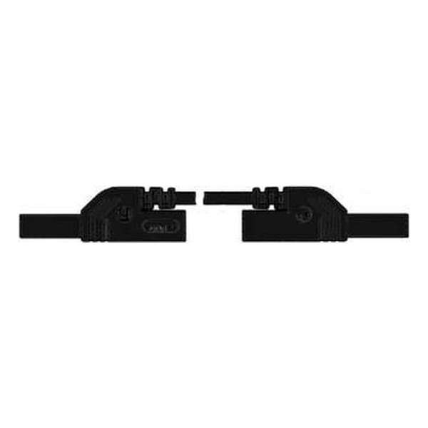 CONTACT PROTECTED INJECTION-MOULDED MEASURING LEAD 4mm 25cm / BLACK (MLB-SH/WS 25/1) (HM0401S25A) CONTACT PROTECTED INJECTION-MOULDED MEASURING LEAD 4mm 25cm / BLACK (MLB-SH/WS 25/1) (HM0401S25A)