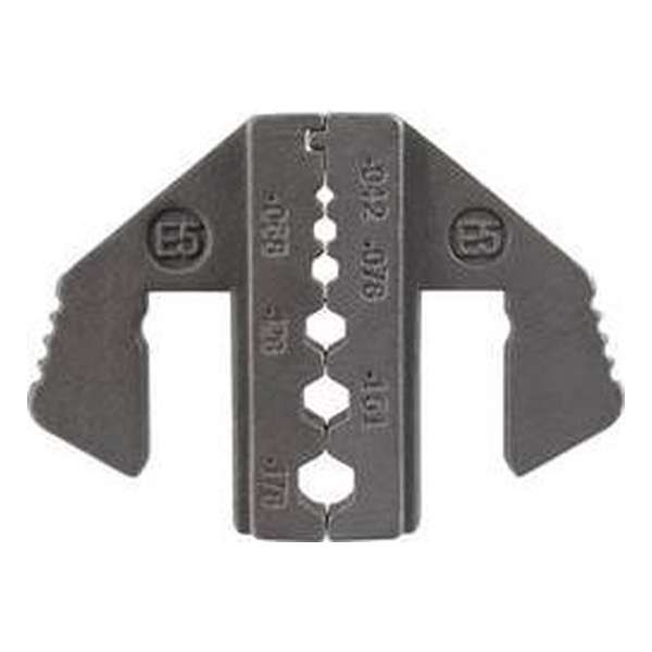 TOOLCRAFT PLE-0E5 Krimp-onderdelen Crimpinzet voor coaxiale connectoren Geschikt voor merk: TOOLCRAFT PZ-500 TOOLCRAFT PLE-0E5 Krimp-onderdelen Crimpinzet voor coaxiale connectoren Geschikt voor merk: TOOLCRAFT PZ-500