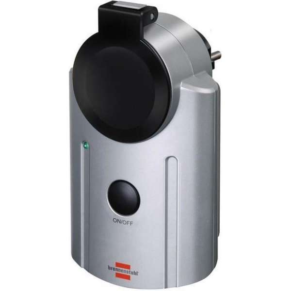 BRENNENSTUHL Primera-Line afstandsbediening met RC 3600-klep (IP44, 25 m bereik, kinderbeveiliging), grijs en zwart BRENNENSTUHL Primera-Line afstandsbediening met RC 3600-klep (IP44, 25 m bereik, kinderbeveiliging), grijs en zwart