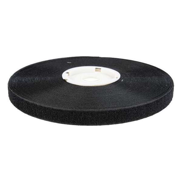 Klittenband - 25 Meter Zwart - 20mm Zelfklevend Hotmelt Lus Zachte Kant Zwart Klittenband - 25 Meter Zwart - 20mm Zelfklevend Hotmelt Lus Zachte Kant Zwart