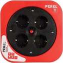 Kabelhaspel Design - rood - 10 m - randaarde