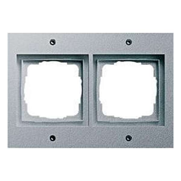 Gira afdekr 2-v alum tx44 Gira afdekr 2-v alum tx44
