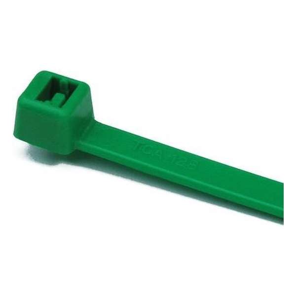 HellermannTyton 111-04801 T50R-PA66-GN Kabelbinder 200 mm 4.60 mm Groen 100 stuk(s) HellermannTyton 111-04801 T50R-PA66-GN Kabelbinder 200 mm 4.60 mm Groen 100 stuk(s)