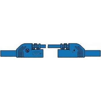 CONTACT PROTECTED MEASURING LEAD 4mm 50cm / BLUE (MLB-SH/WS 50/1) (HM0421S50A)
