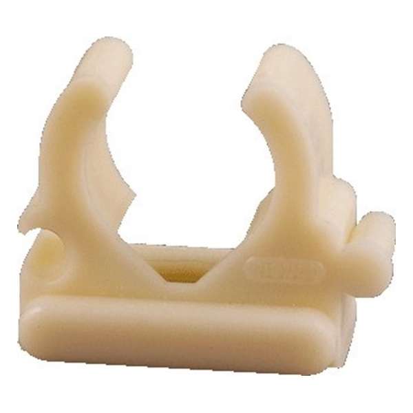 MEPA kabelbuisklem KB, kunstst, cr\xe8me, v/buisdiam 16 - 19mm MEPA kabelbuisklem KB, kunstst, cr\xe8me, v/buisdiam 16 - 19mm