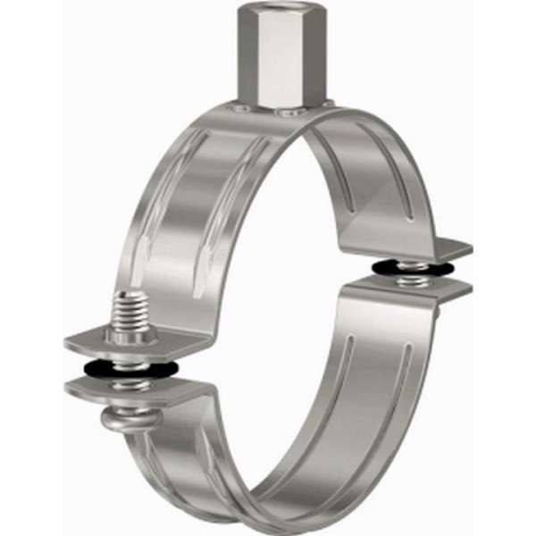 FLAM tweedelige beugel BRS, RVS (RVS), blank, uitw buisdiam 26 - 30mm FLAM tweedelige beugel BRS, RVS (RVS), blank, uitw buisdiam 26 - 30mm