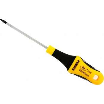 Universal Schroevendraaier T6x80 mm. TORX-2 Yellow