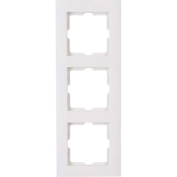 KOPP - Afdekraam - Athenis - 3-voudig - Helder Glans Wit - BES LED KOPP - Afdekraam - Athenis - 3-voudig - Helder Glans Wit - BES LED