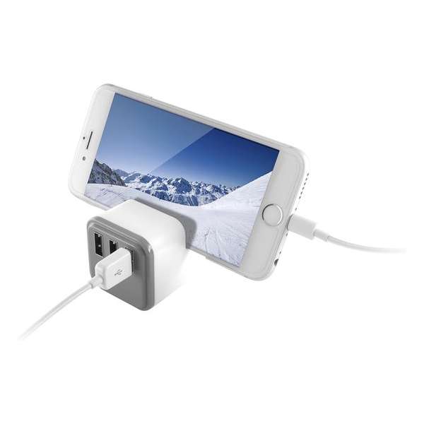 Ksix BXCDIC3 oplader voor mobiele apparatuur Binnen Wit Ksix BXCDIC3 oplader voor mobiele apparatuur Binnen Wit