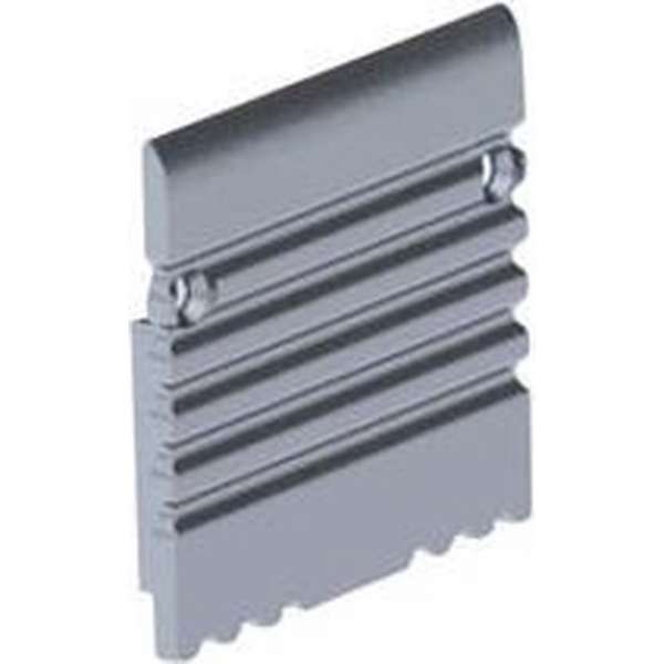 Aluminium Eindkap Voor (Pla) Aluminiumprofiel Voor Ledstrip - Zonder Kabelopening - Zilver Aluminium Eindkap Voor (Pla) Aluminiumprofiel Voor Ledstrip - Zonder Kabelopening - Zilver