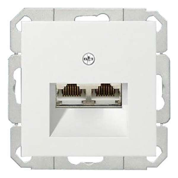 GIRA System 55 stopcontact voor tel en data RJ45 CAT6a inbouw | POLARWIT GIRA System 55 stopcontact voor tel en data RJ45 CAT6a inbouw | POLARWIT