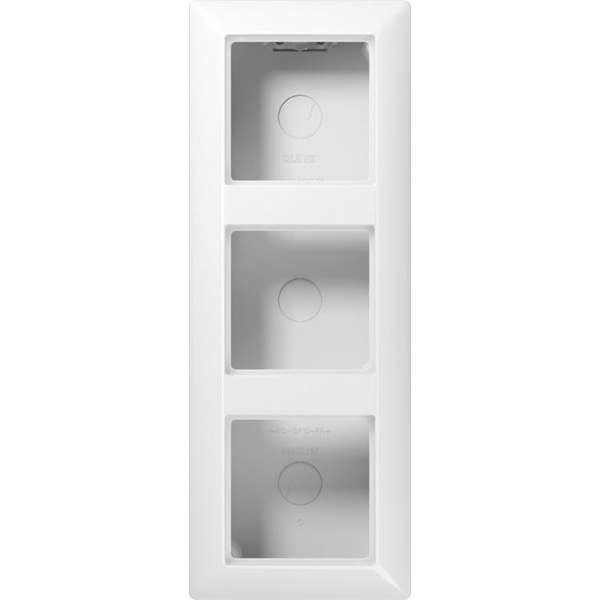 Jung Opbouwkap 3V -wit- Jung Opbouwkap 3V -wit-
