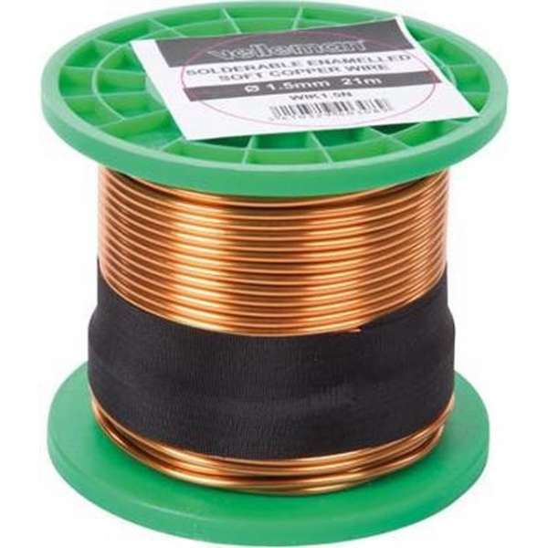 WIKKELDRAAD Ø1.5mm - 21m - 0.2 ohm (WIK1.5N) WIKKELDRAAD Ø1.5mm - 21m - 0.2 ohm (WIK1.5N)