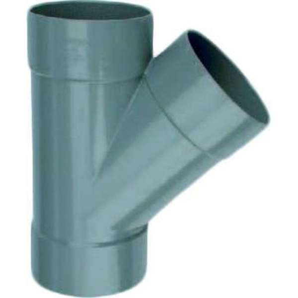 Wavin PVC T-Stuk 45° 3 x mof 75mm Wavin PVC T-Stuk 45° 3 x mof 75mm