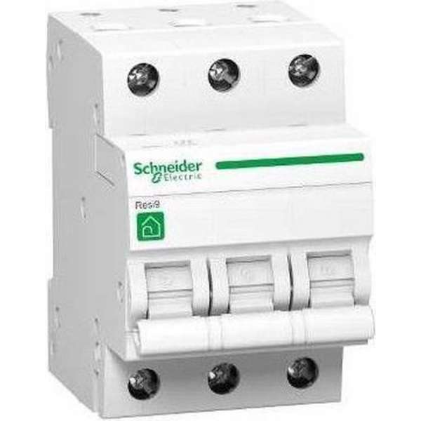 Schneider RESI9 stroomonderbreker 3P 40A C 3kA Schneider RESI9 stroomonderbreker 3P 40A C 3kA