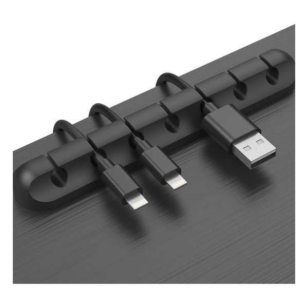 Kabelclips | Draadkabelhouder | 7 Sleuven | Eenvoudig | silicium materiaal