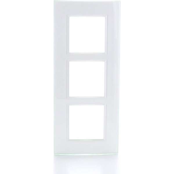 BTICINO Living Light - afdekplaat - 3V - verticaal - aqua