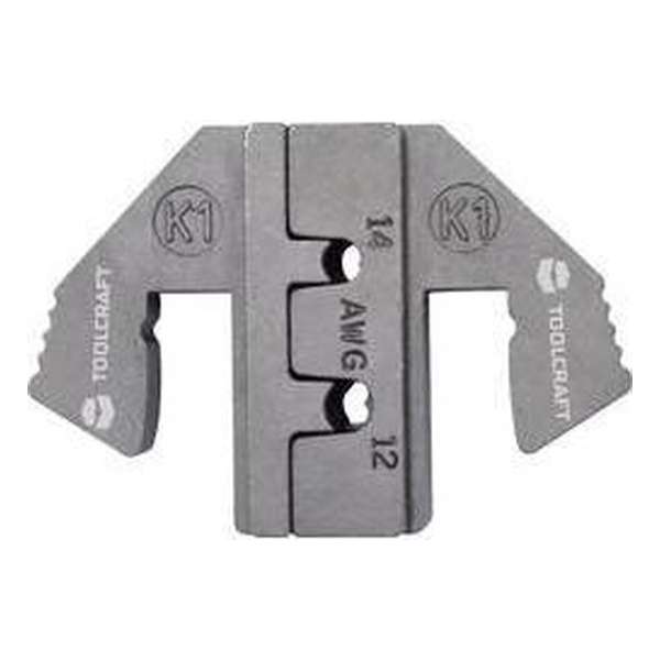 TOOLCRAFT Krimpinzetstuk voor Duits K1 12 tot 14 AWG TOOLCRAFT Krimpinzetstuk voor Duits K1 12 tot 14 AWG