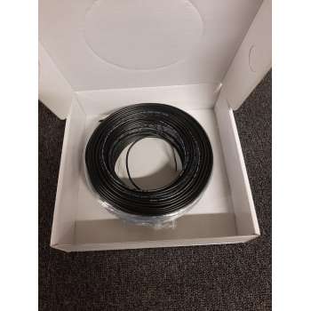 VD Draad  1x1,5 Zwart 100 mtr