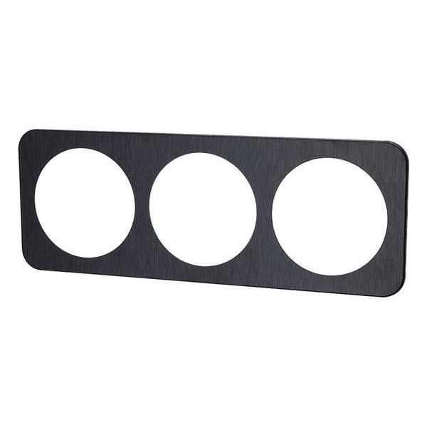 Afdekraam - Aigi Jura - 3-voudig - Rond - Aluminium - Zwart Afdekraam - Aigi Jura - 3-voudig - Rond - Aluminium - Zwart