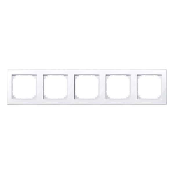 Afdekraam M-Smart 5V - Kunststof Actief Wit - Systeem M - Schneider Electric - 478525 Afdekraam M-Smart 5V - Kunststof Actief Wit - Systeem M - Schneider Electric - 478525