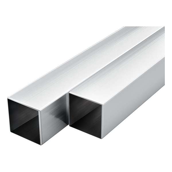 vidaXL Kokerbuizen vierkant 1m 30x30x2 mm aluminium 6 st vidaXL Kokerbuizen vierkant 1m 30x30x2 mm aluminium 6 st