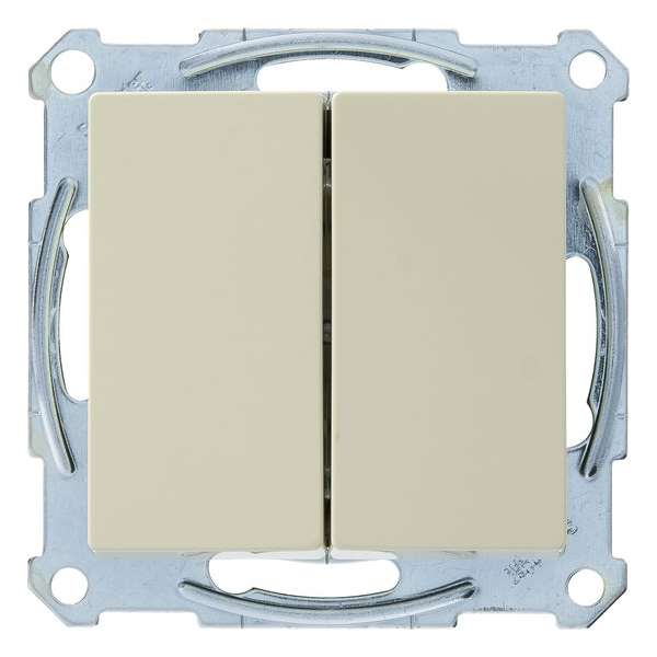 Merten System M Wissel/wissel Schakelaar - Inbouw - Creme Merten System M Wissel/wissel Schakelaar - Inbouw - Creme