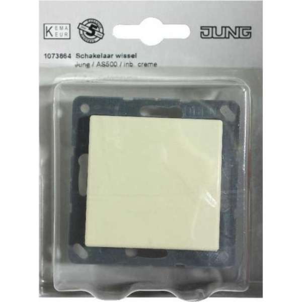 JUNG AS500 schakelaar wissel inbouw | CREME JUNG AS500 schakelaar wissel inbouw | CREME