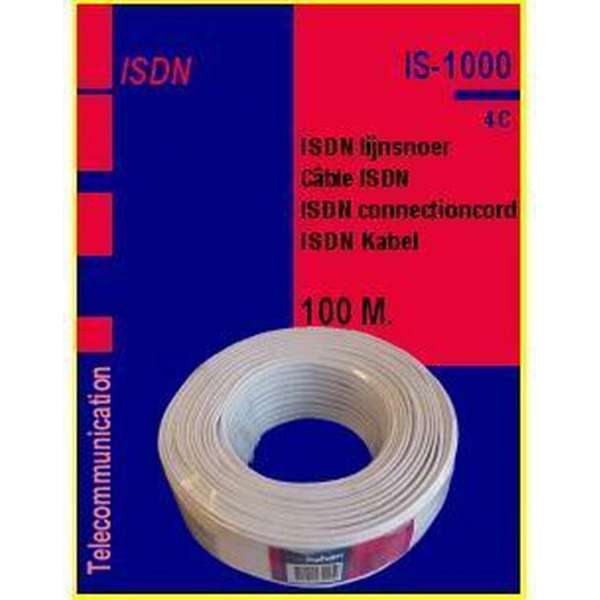 Profoon ISDN-aansluitsnoer IS1000 100m Profoon ISDN-aansluitsnoer IS1000 100m