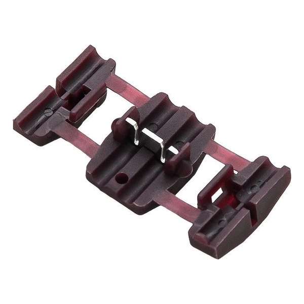 Draad Connectors Aftakklem Paars - 0.5-0.75 mm2 - 100 stuks Draad Connectors Aftakklem Paars - 0.5-0.75 mm2 - 100 stuks