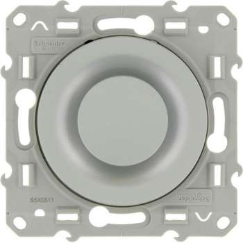 Schneider Electric Odace dimmer gloei-halogeenlamp 40-600w aluminium