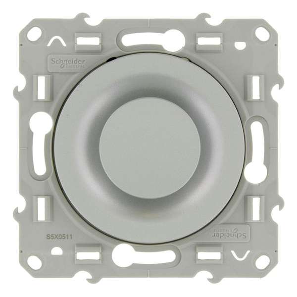 Schneider Electric Odace dimmer gloei-halogeenlamp 40-600w aluminium Schneider Electric Odace dimmer gloei-halogeenlamp 40-600w aluminium