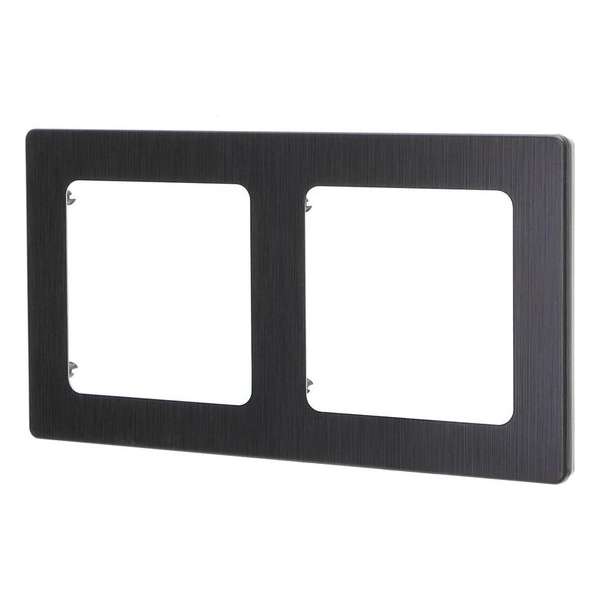 Afdekraam - Igory Jura - 2-voudig - Vierkant - Aluminium - Zwart Afdekraam - Igory Jura - 2-voudig - Vierkant - Aluminium - Zwart