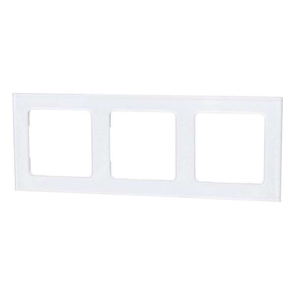 Afdekraam - Igia Jura - 3-voudig - Vierkant - Glas - Wit Afdekraam - Igia Jura - 3-voudig - Vierkant - Glas - Wit