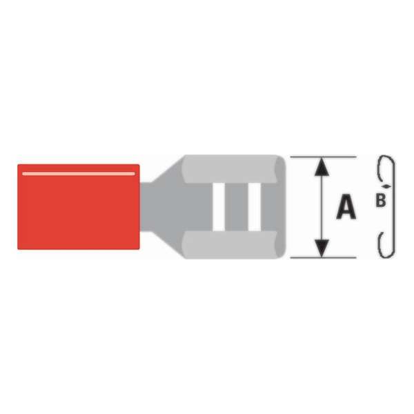 Valueline ST-062 Rood kabel-connector Valueline ST-062 Rood kabel-connector