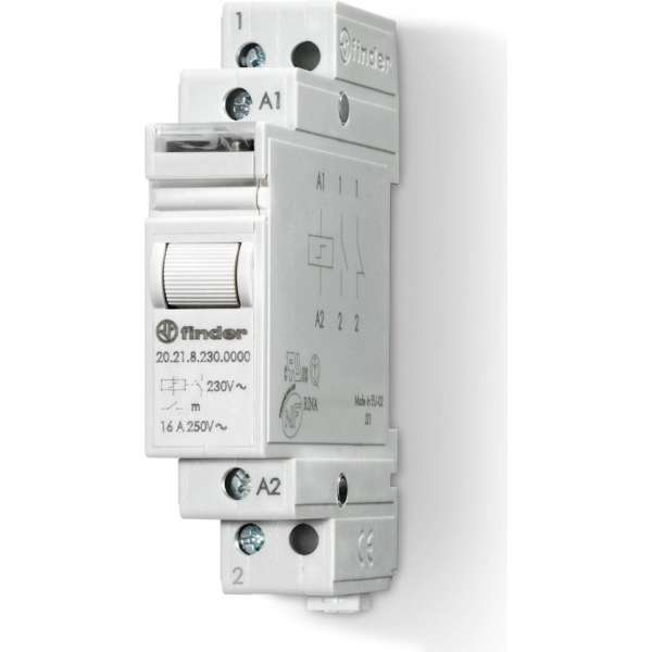 Finder Modulaire Impulserelais - Series 20 - 20.21.8.230.0000 Finder Modulaire Impulserelais - Series 20 - 20.21.8.230.0000