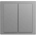 Wissel-wisselschakelaar Compleet - RVS look - Merten D-Life - Schneider Electric - MTN3126-6536_TO