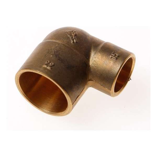DPS Verloopknie 2x kap 22 x 15mm DPS Verloopknie 2x kap 22 x 15mm