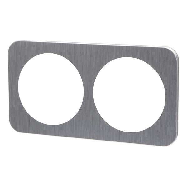 Afdekraam - Igna Jura - 2-voudig - Rond - Aluminium - Zilver Afdekraam - Igna Jura - 2-voudig - Rond - Aluminium - Zilver