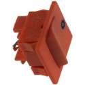 UNIVERSEEL - SCHAKELAAR 3 CONTACTEN 22X22 MM ORANJE -