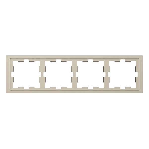 Afdekraam D-Life 4V - Kunststof Sahara - Systeem Design - Schneider Electric - MTN4040-6533