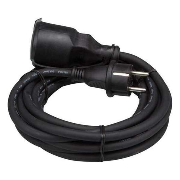 Verlengkabel rubber 5 m - 3g1.5 - penaarde Verlengkabel rubber 5 m - 3g1.5 - penaarde