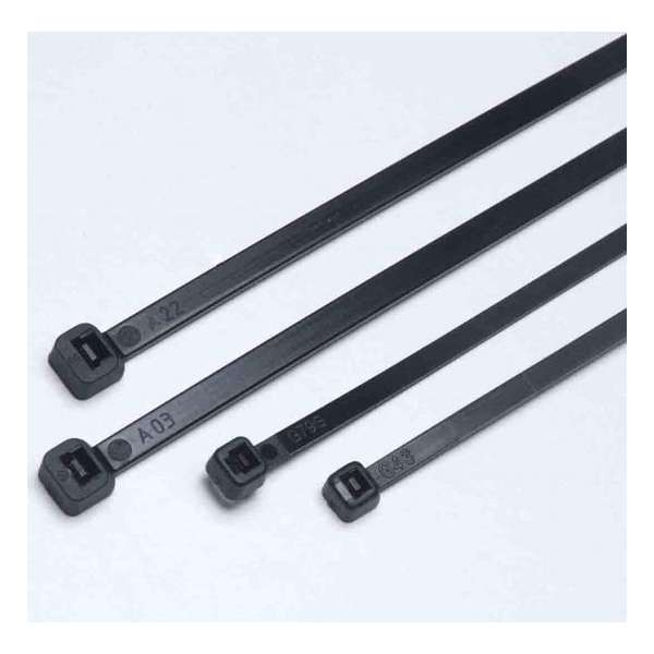 Nylon kabelbinders zwart - 100 stuks - formaat: 615 x 7.6 mm Nylon kabelbinders zwart - 100 stuks - formaat: 615 x 7.6 mm